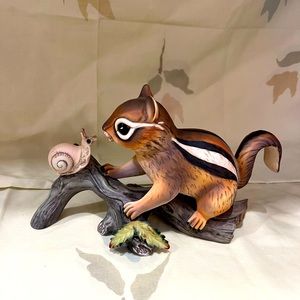 Porcelain Chipmunk and Snail